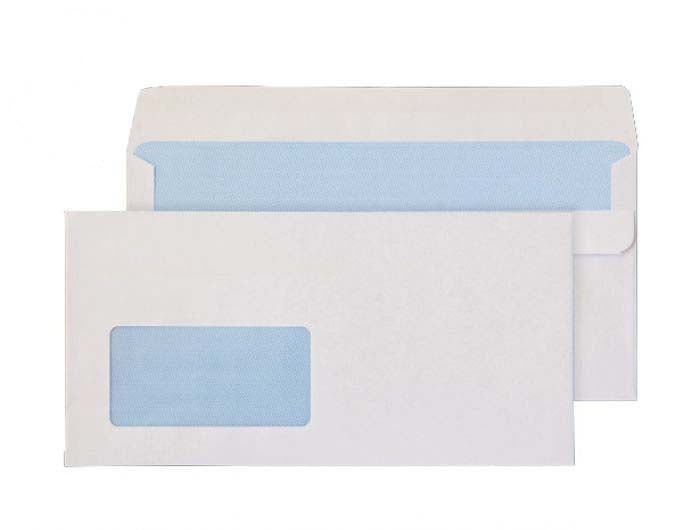 114 x 229mm Ben Nevis White Window Self Seal Wallet 3414