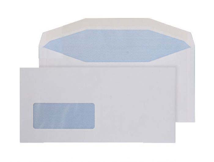 114 x 235mm Pennine White Window Gummed Wallet 3718