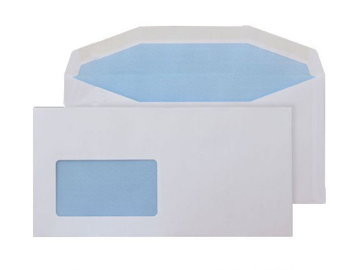 114 x 229mm Pennine White Gummed Wallet 3798