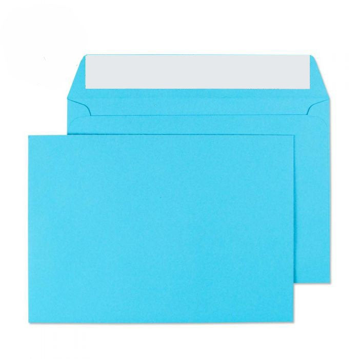 114 x 162mm C6 Cascade Pacific Blue Peel & Seal Wallet 5109
