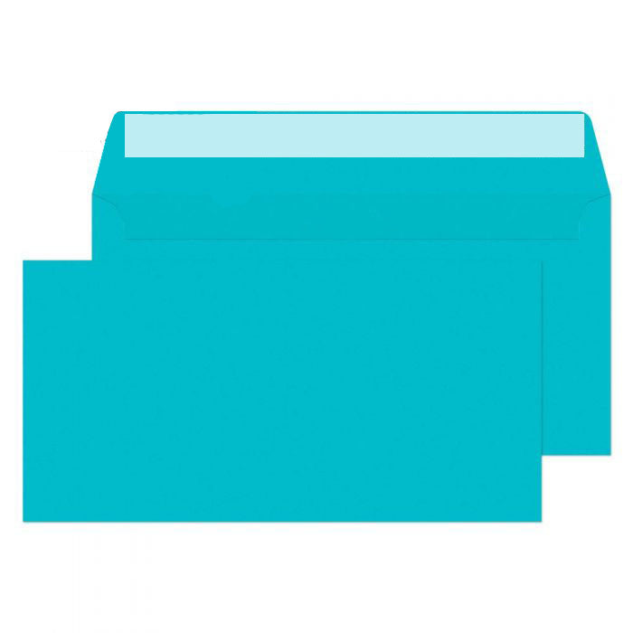 114 x 229mm Cascade Pacific Blue Peel & Seal Wallet 5209