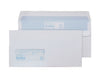 110 x 220mm DL Tryfan Recycled White Window Self Seal Wallet R3412